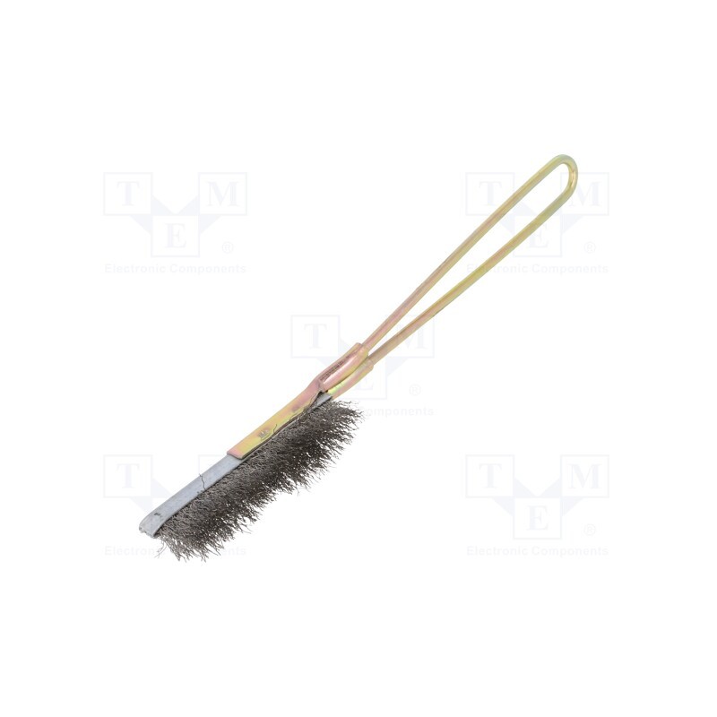 10 pcs : 496.84 - Brush, wire, stainless steel, metal, 235mm