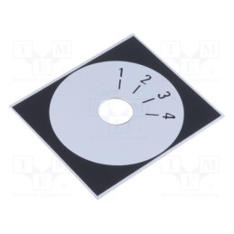 10 pcs : 220.304 - Scale, Range: 1 ÷ 4, 48x42mm, Øhole: 10mm, aluminium