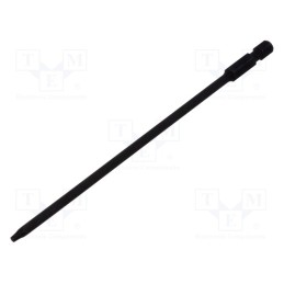 10 pcs : 711510T - Screwdriver bit, Torx®, TX10, Overall len: 150mm