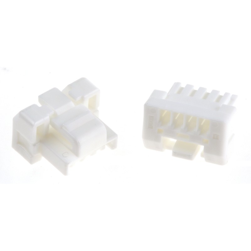 10 pcs - Molex, CLIK-Mate Male Connector Housing, 1.25mm Pitch, 4 Way, 1 Row