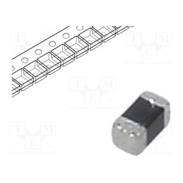 500 pcs : MPZ1005S121CT000 - Ferrite: bead, Imp.@ 100MHz: 120Ω, SMD, 1.2A, 0402, R: 90mΩ