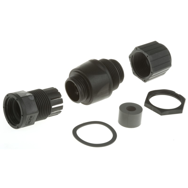 1 pcs - Amphenol Industrial RDP Series Female RJ45 Connector, Cable Mount