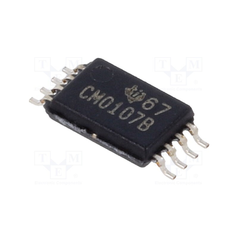 10 pcs : CD40107BPW - IC: digital, NAND, Ch: 2, IN: 2, CMOS, SMD, TSSOP8, 3÷18VDC, -55÷125°C