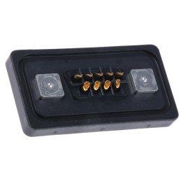 1 pcs - FCT from Molex FWD 9 Way Panel Mount D-sub Connector Plug, 2.84mm Pitch