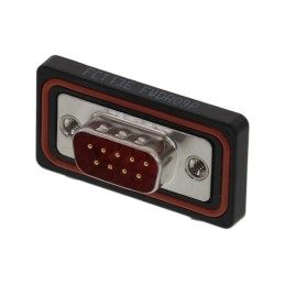 1 pcs - FCT from Molex FWD 9 Way Panel Mount D-sub Connector Plug, 2.84mm Pitch