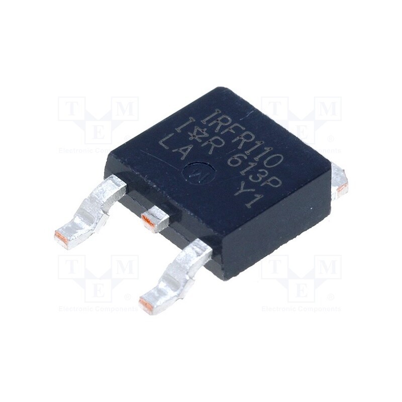 10 pcs : IRFR110PBF - Transistor: N-MOSFET, unipolar, 100V, 2.7A, 25W, DPAK,TO252