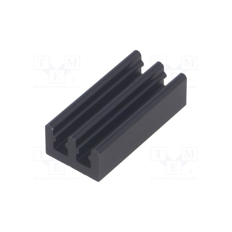 10 pcs : ICKSMDO21SA - Heatsink: extruded, black, L: 21mm, W: 10mm, H: 6mm, aluminium