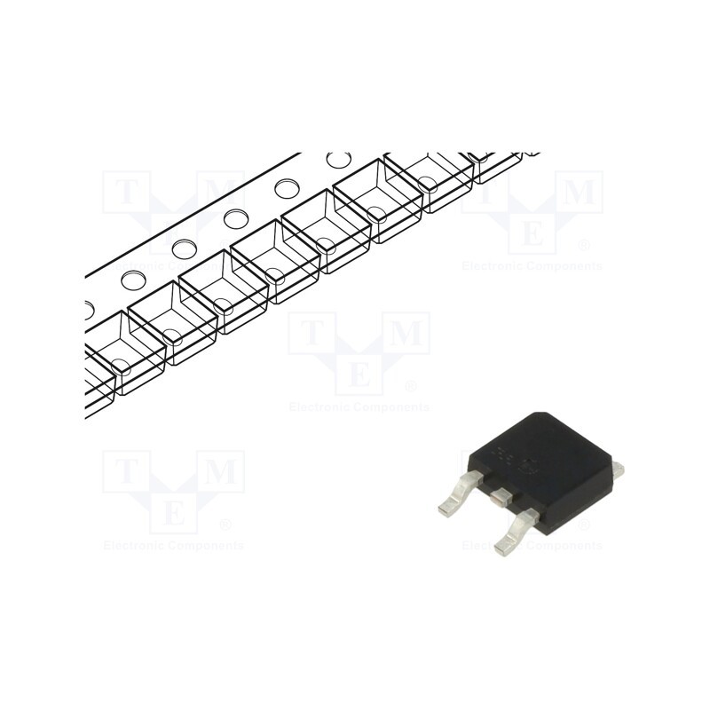 10 pcs : RB085BGE-30TL - Diode: Schottky rectifying, SMD, 30V, 5Ax2, DPAK,SC63,TO252