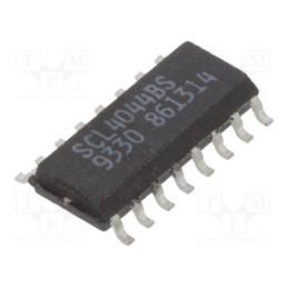 10 pcs : NTE4044BT - IC: digital, RS latch, Ch: 4, IN: 2, CMOS, 3÷18VDC, SMD, SO16, 120uA