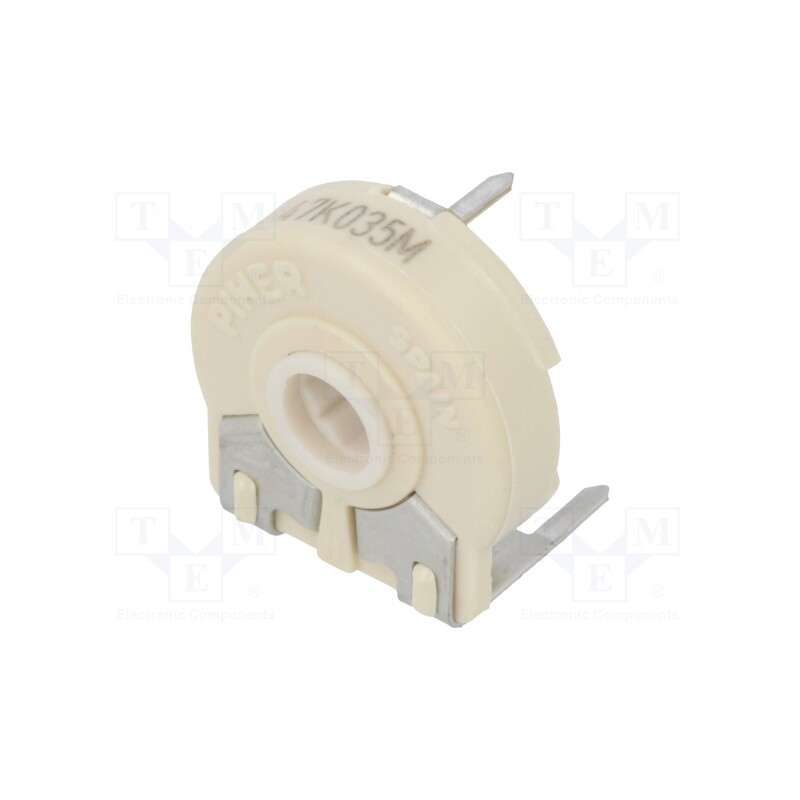 10 pcs : PTC15NV02-473A2020 - Potentiometer: mounting, single turn,horizontal, 47kΩ, 500mW