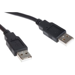 1 pcs - Roline USB 2.0 Cable, Male USB A to Male USB A Cable, 1.8m