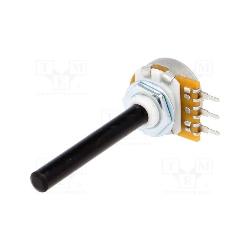10 pcs : - Potentiometer: shaft, single turn, 10kΩ, ±20%, 0.4W, linear, 6mm