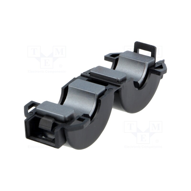 10 pcs : RRC-20-10-10-M - Ferrite: two-piece, on round cable, Ø: 10mm, 50Ω, A: 24.5mm