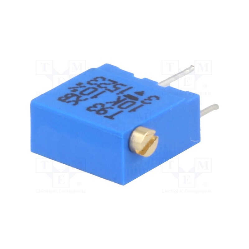 10 pcs : T93XB103KT20 - Potentiometer: mounting, multiturn, 10kΩ, 500mW, THT, ±10%, linear