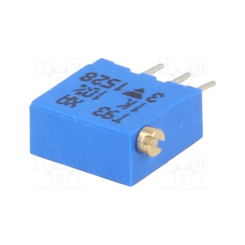 10 pcs : T93XA102KT20 - Potentiometer: mounting, multiturn, 1kΩ, 500mW, THT, ±10%, linear