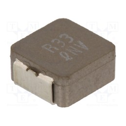 10 pcs : MPXV1D0840LR33 - Inductor: ferrite, 330nH, Ioper: 27.7A, 2.4mΩ, ±20%, Isat: 45A