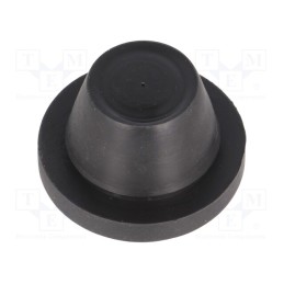 50 pcs : BDE 21 - Grommet, Ømount.hole: 29mm, rubber, black, Panel thick: max.2mm