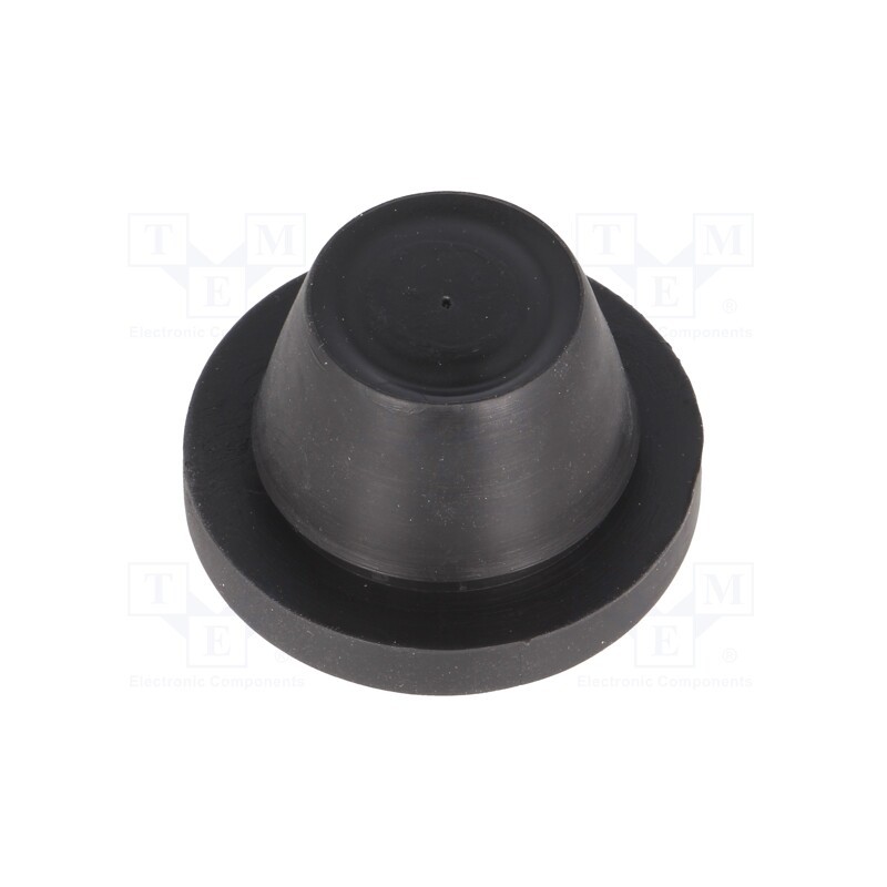 50 pcs : BDE 21 - Grommet, Ømount.hole: 29mm, rubber, black, Panel thick: max.2mm
