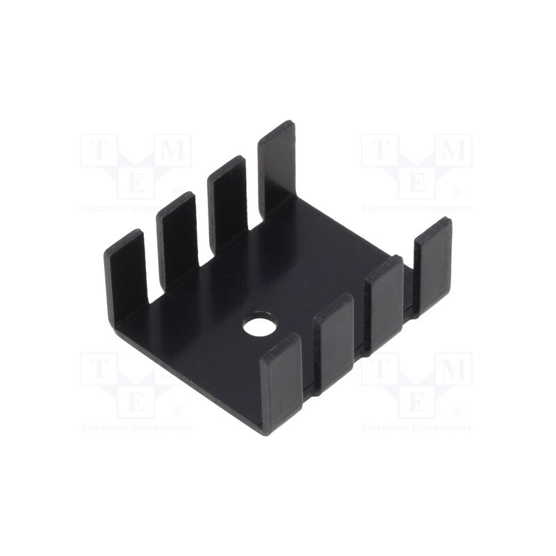 10 pcs : ATS-PCB1019 - Heatsink: extruded, U, TO202,TO220, black, L: 30mm, W: 25.4mm