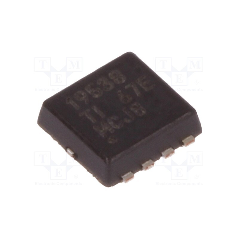 10 pcs : CSD19538Q3AT - Transistor: N-MOSFET, unipolar, 100V, 15A, 23W, VSONP8, 3.3x3.3mm