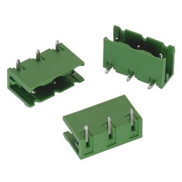 1 pcs - Wurth Elektronik 7.62mm Pitch 3 Way Pluggable Terminal Block, Header, Through Hole, Solder Termination