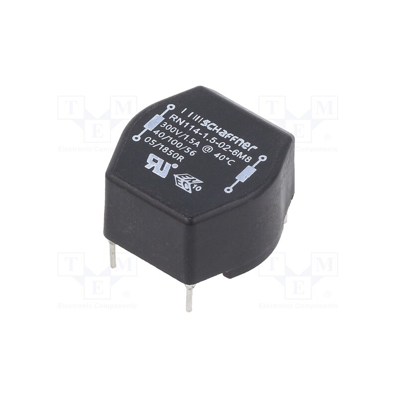 10 pcs : RN114-1.5-02-6M8 - Inductor: wire with current compensation, THT, 6.8mH, 1.5A, 123mΩ