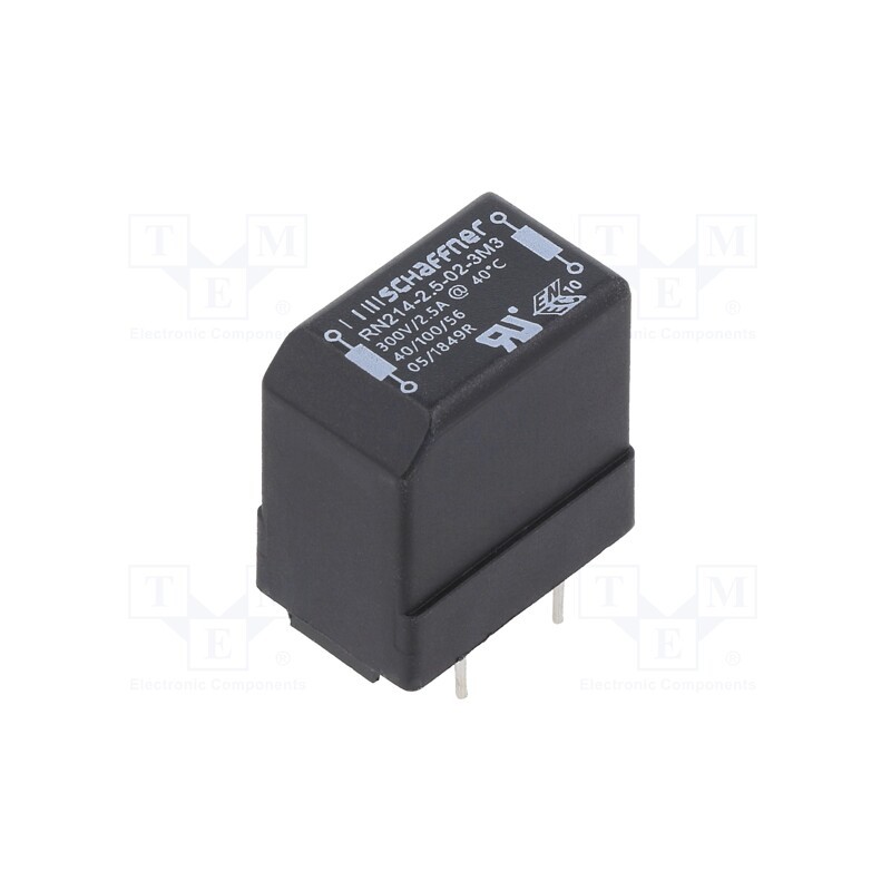 10 pcs : RN214-2.5-02-3M3 - Inductor: wire with current compensation, THT, 3.3mH, 2.5A, 72mΩ