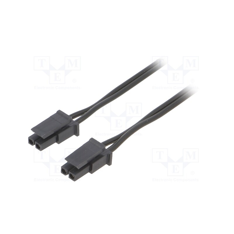 10 pcs : KABX-2PFF0-L200 - Cable, Micro-Fit 3.0, cables,female, PIN: 2, 0.2m, 4A, TLYp, 0.35mm2