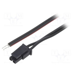 10 pcs : KABX-2PFS-L200 - Cable, Micro-Fit 3.0, cables,female, PIN: 2, 0.2m, 4A, TLYp, 0.35mm2