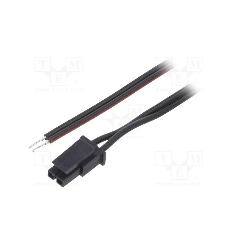 10 pcs : KABX-2PFS-L200 - Cable, Micro-Fit 3.0, cables,female, PIN: 2, 0.2m, 4A, TLYp, 0.35mm2