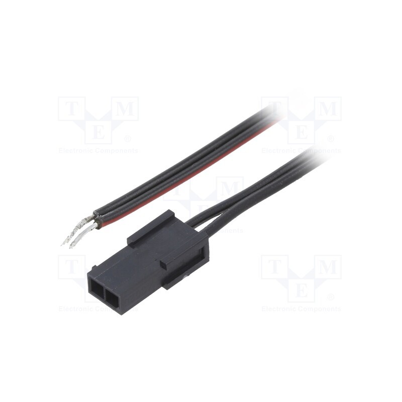 10 pcs : KABX-2PMS-L250 - Cable, Micro-Fit 3.0, male,cables, PIN: 2, 0.25m, 4A, TLYp, 0.35mm2