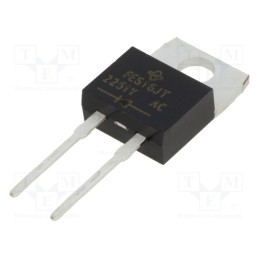 10 pcs : FES16JT-E3/45 - Diode: rectifying, THT, 600V, 16A, , Ifsm: 250A, TO220AC, 50ns