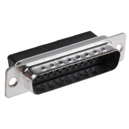 1 pcs - HARTING 25 Way Cable Mount D-sub Connector Plug