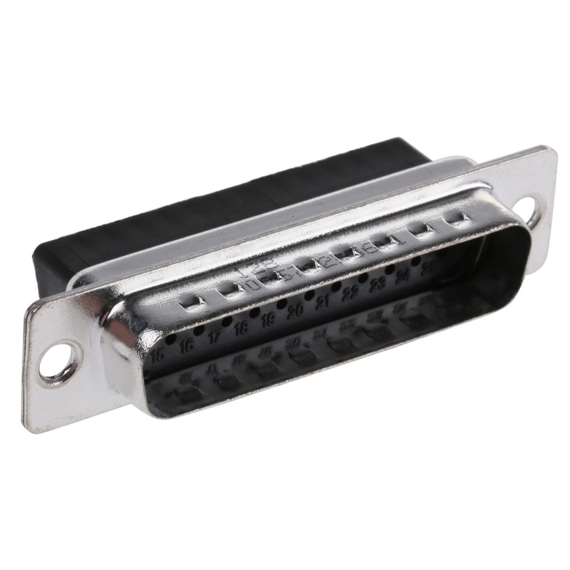 1 pcs - HARTING 25 Way Cable Mount D-sub Connector Plug