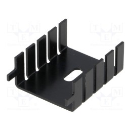 10 pcs : FK 222 SA - Heatsink: moulded, TO220, black, L: 33mm, W: 25.4mm, H: 12.7mm, 20K/W