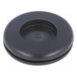 50 pcs : 10806 - Grommet, with bulkhead, Ømount.hole: 25.5mm, Øhole: 19mm, PVC