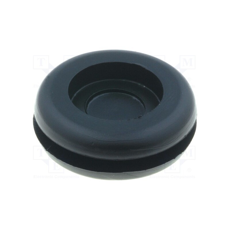 50 pcs : 19427 - Grommet, with bulkhead, Ømount.hole: 16mm, Øhole: 12.5mm, PVC