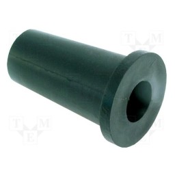 50 pcs : 51409 - Strain relief, PVC, black