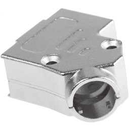 1 pcs - ASSMANN WSW AMET Series Zinc Angled D Sub Backshell, 9 Way