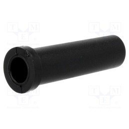 50 pcs : 60752 - Strain relief, Ømount.hole: 11.1mm, Øhole: 7.9mm, PVC, black