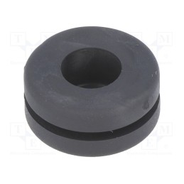 50 pcs : DGB-6 - Grommet, with bulkhead, Ømount.hole: 11mm, Øhole: 8mm, -50÷95°C