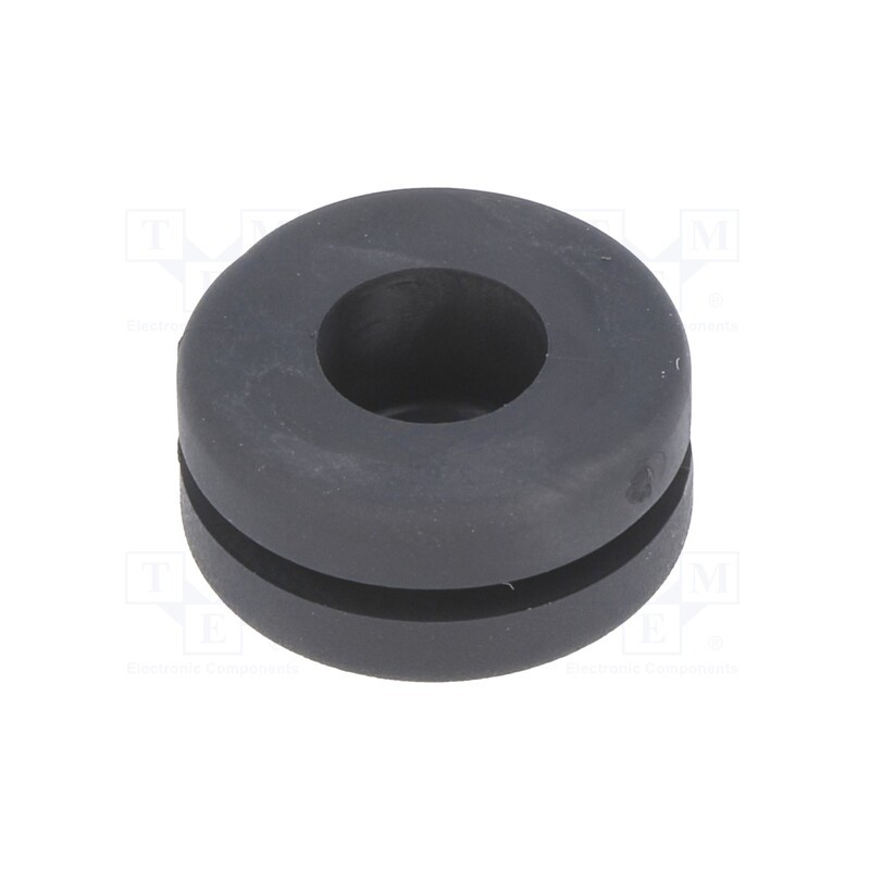 50 pcs : DGB-6 - Grommet, with bulkhead, Ømount.hole: 11mm, Øhole: 8mm, -50÷95°C