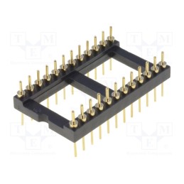 10 pcs : TMC-624-1-G - Socket: integrated circuits, DIP24, Pitch: 2.54mm, precision, THT