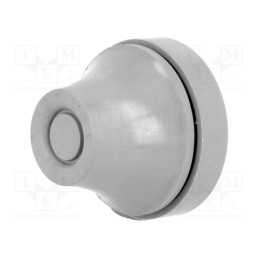 50 pcs : LTG-34716 - Grommet, Ømount.hole: 23mm, grey, Panel thick: 1÷4mm, L: 22.2mm
