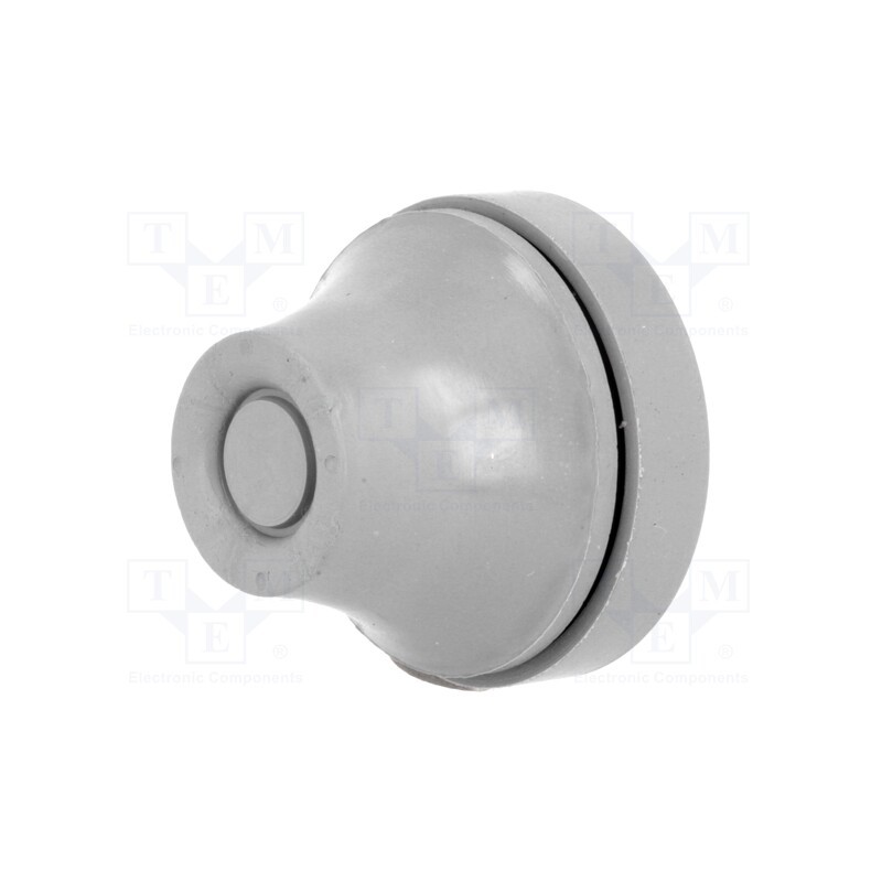 50 pcs : LTG-34716 - Grommet, Ømount.hole: 23mm, grey, Panel thick: 1÷4mm, L: 22.2mm