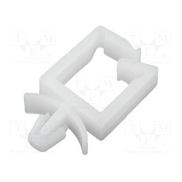 50 pcs : LWS-A-2-19 - Snap handle, polyamide, natural, Cable P-clips