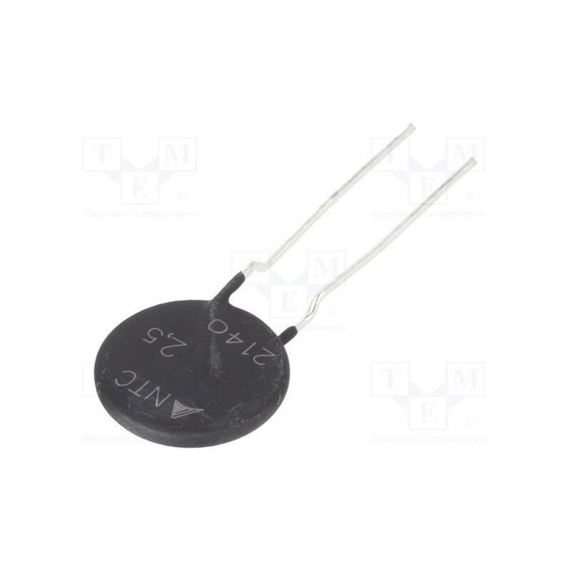 10 pcs : B57364S0259M000 - NTC thermistor, 2.5Ω, -55÷170°C, 5.1W, ±20%, THT, 2900K