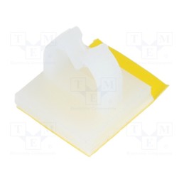 50 pcs : MWSEB-4-01A2-RT - Snap handle, polyamide, natural, Cable P-clips