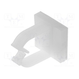 50 pcs : MWSEB-6-01A-RT - Snap handle, polyamide, natural, Cable P-clips