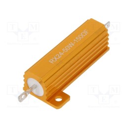 10 pcs : AHP50W-150RF - Resistor: wire-wound, with heatsink, 150Ω, 50W, ±1%, 50ppm/°C